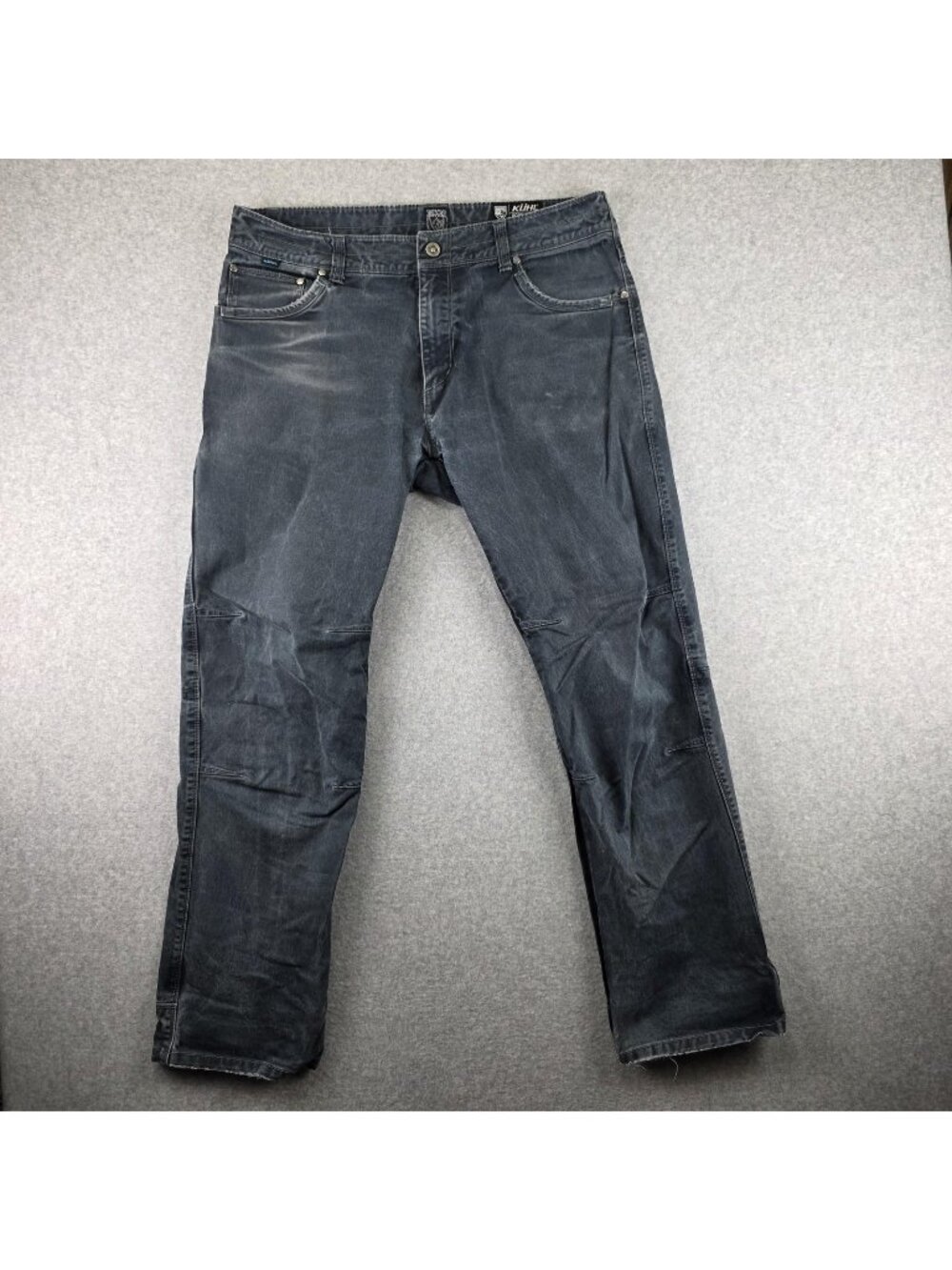 Kuhl RYDR Pants Mens 36x32 Gray Straight Fit Stretch Canvas Outdoor Work